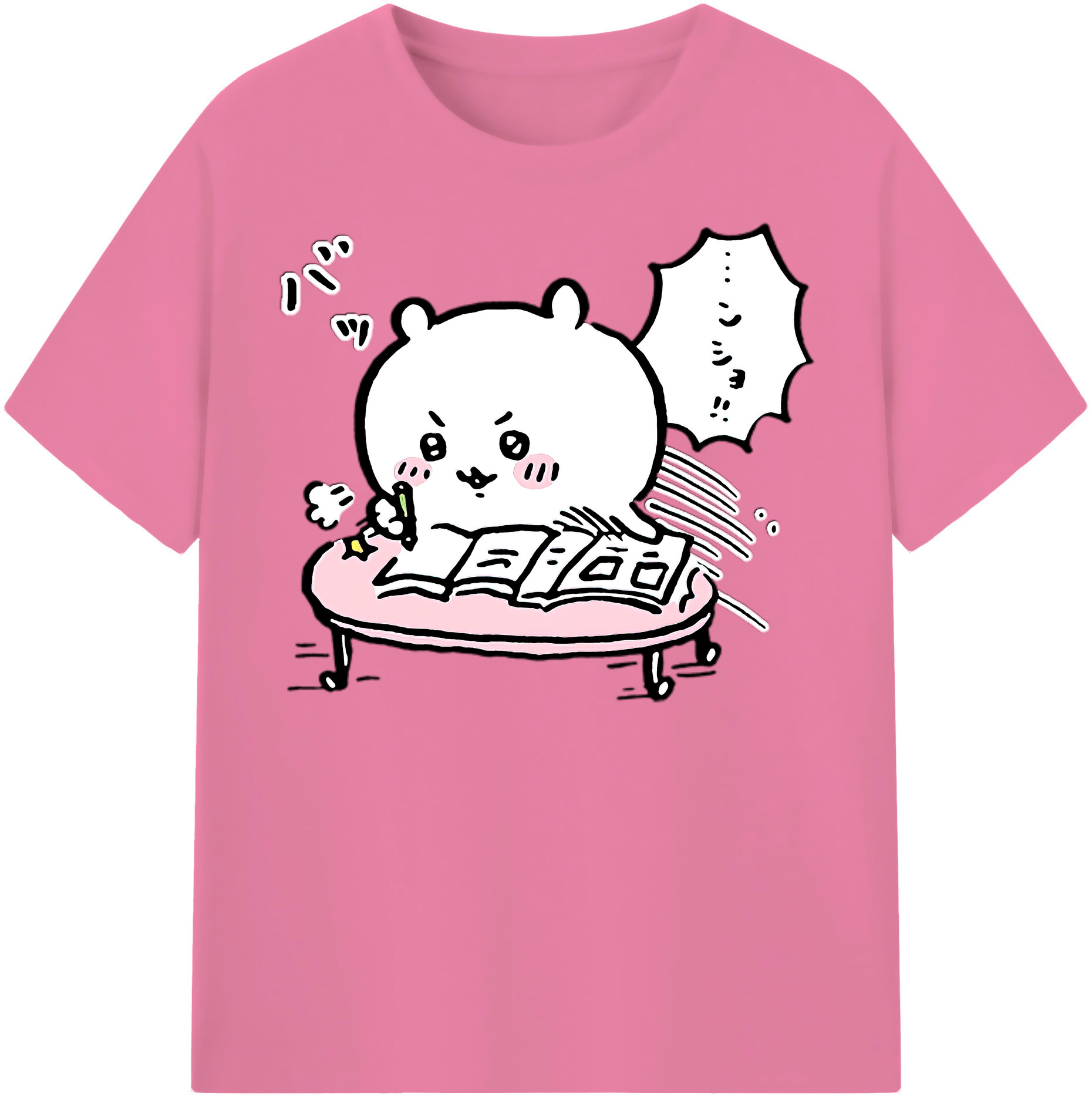 （画像用） ちいかわ ちいかわ Chii-kawa chiikawa 綿100％半袖Tシャツ（フロントプリント）